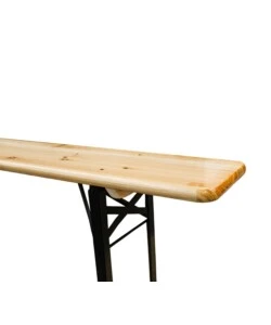 SET BIRRERIA DA GIARDINO PIEGHEVOLE EUROGARDEN IN LEGNO 200X70 CM